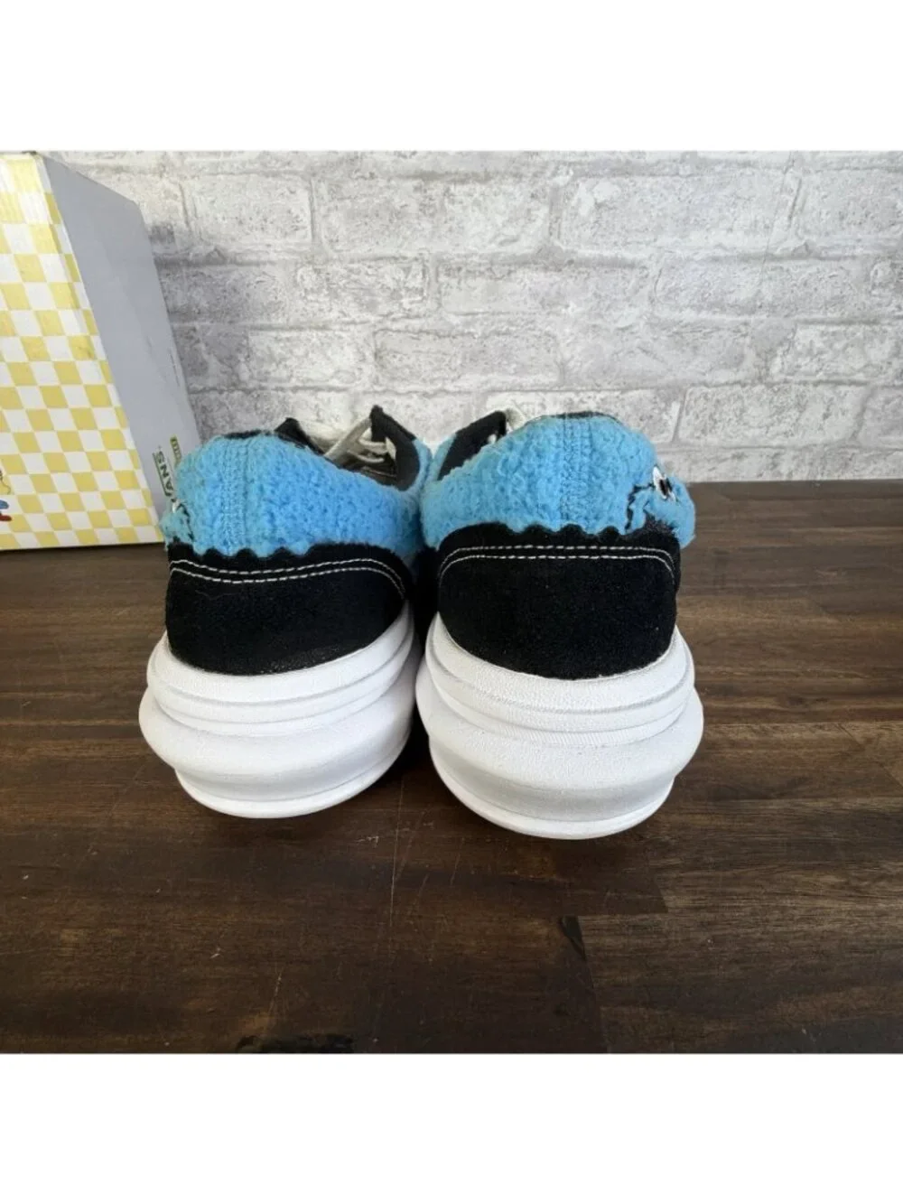 Vans x Sesame Street Old Skool Overt Comfycush Cookie Monster Shoes Sz 10